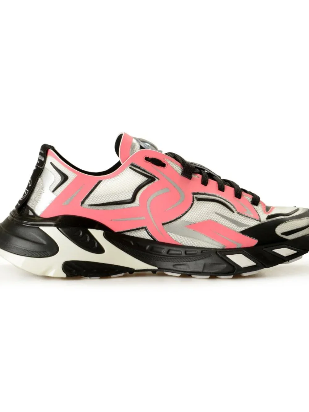 Dolce & Gabbana Men's Pink/Black Athletic Sneakers Shoes US 11 IT 44